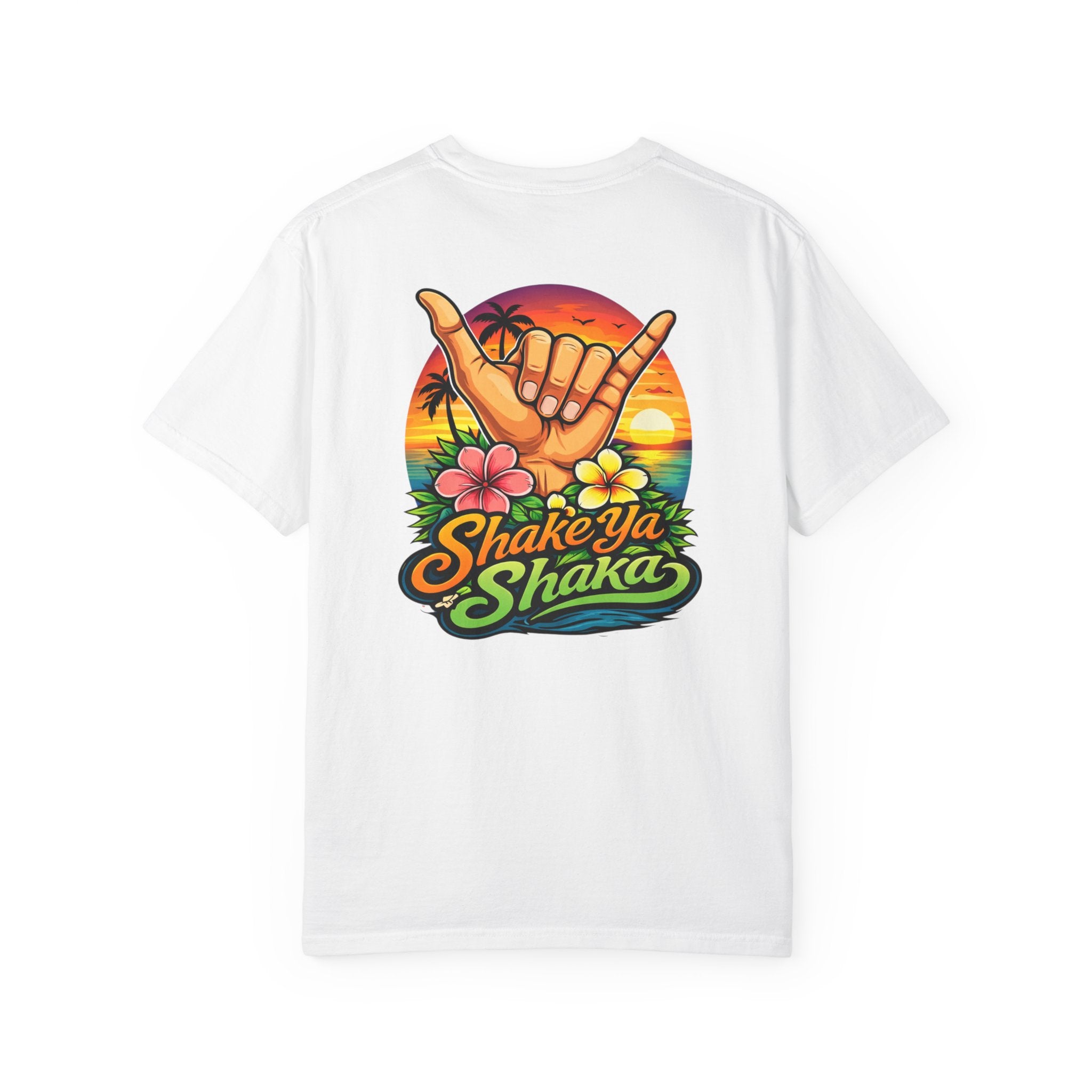 Shaka T-Shirt — 'Shake Ya Shaka' Tropical Surf Tee