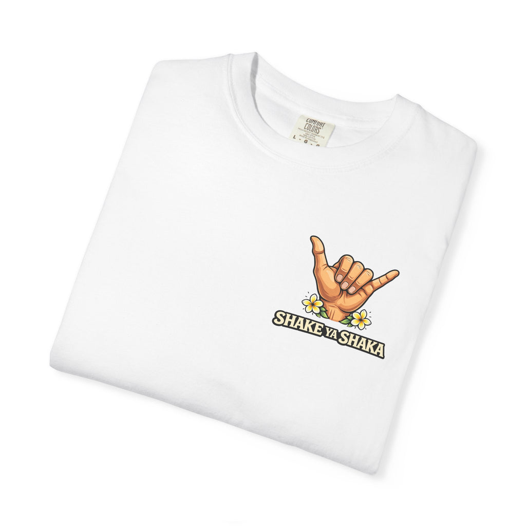Shaka T-Shirt — 'Shake Ya Shaka' Tropical Surf Tee