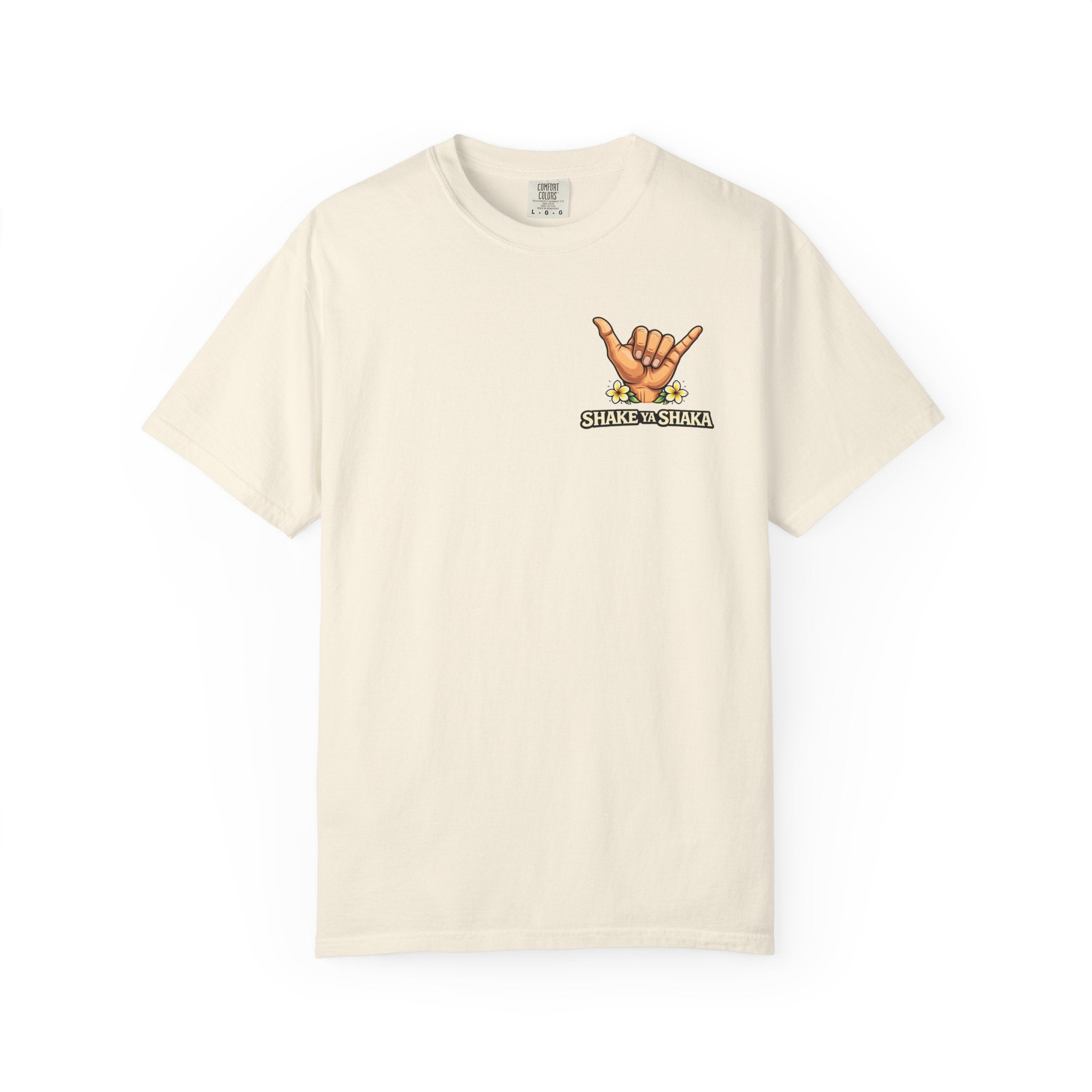 Shaka T-Shirt — 'Shake Ya Shaka' Tropical Surf Tee