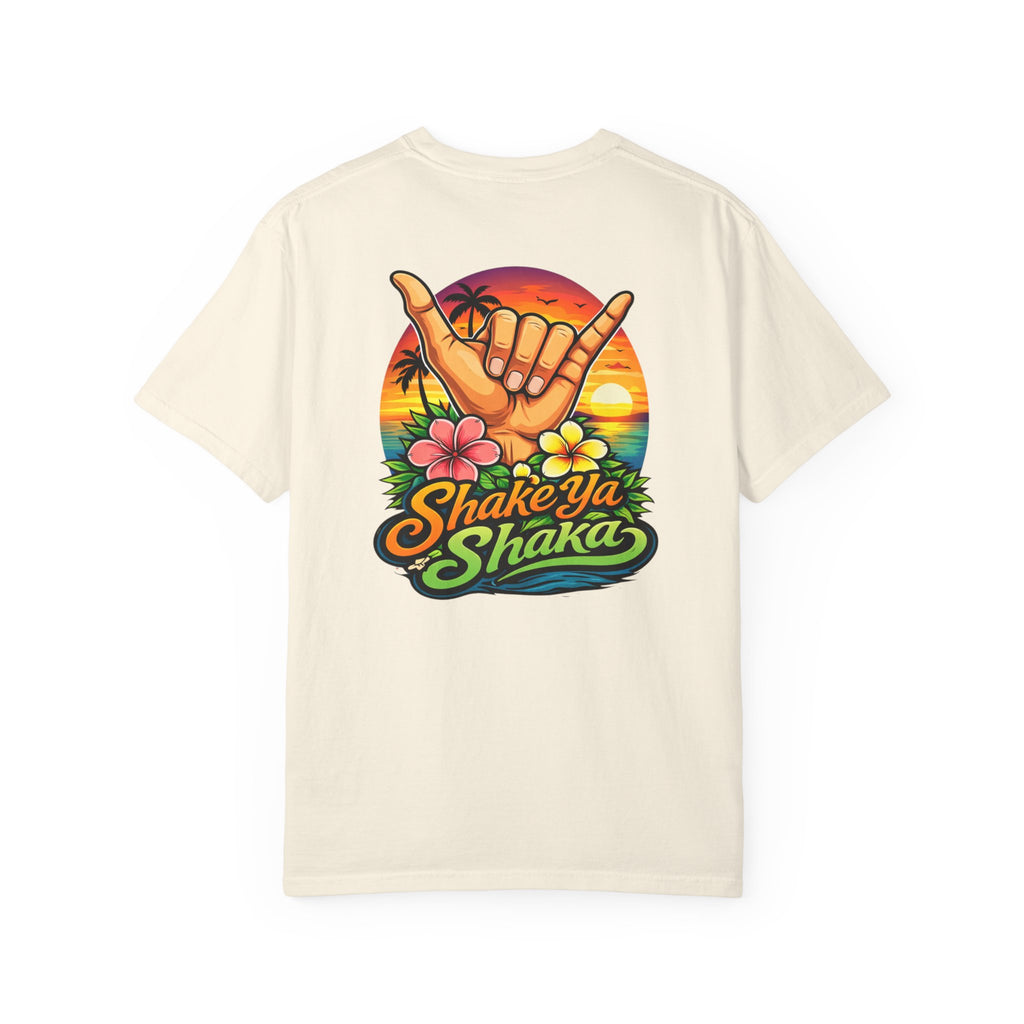 Shaka T-Shirt — 'Shake Ya Shaka' Tropical Surf Tee